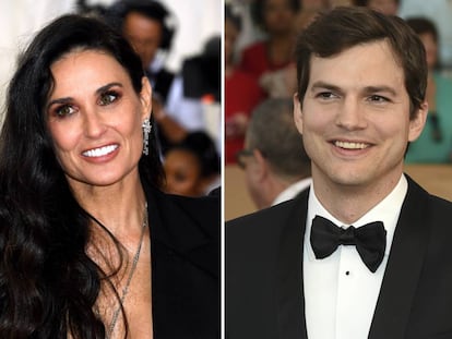 Demi Moore y Ashton Kutcher.