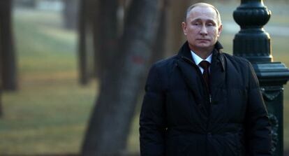 Vladímir Putin, el jueves en Moscú.
