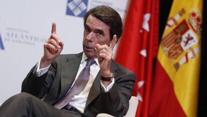 Former PP Prime Minister José María Aznar.