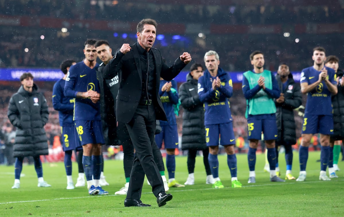 Simeone, tras la eliminación del Atlético en la Champions: “Hoy no me veo con fuerzas”
