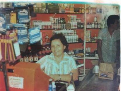 Blanca, de cajera en un supermercado en Venezuela.