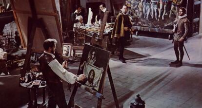 Fotograma de &#039;El Greco&#039; (1966), con  Mel Ferrer en el papel del pintor. 