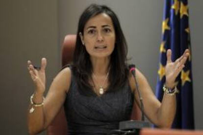 La directora general de Tráfico, María Seguí Gómez, durante una rueda de prensa. EFE/Archivo
