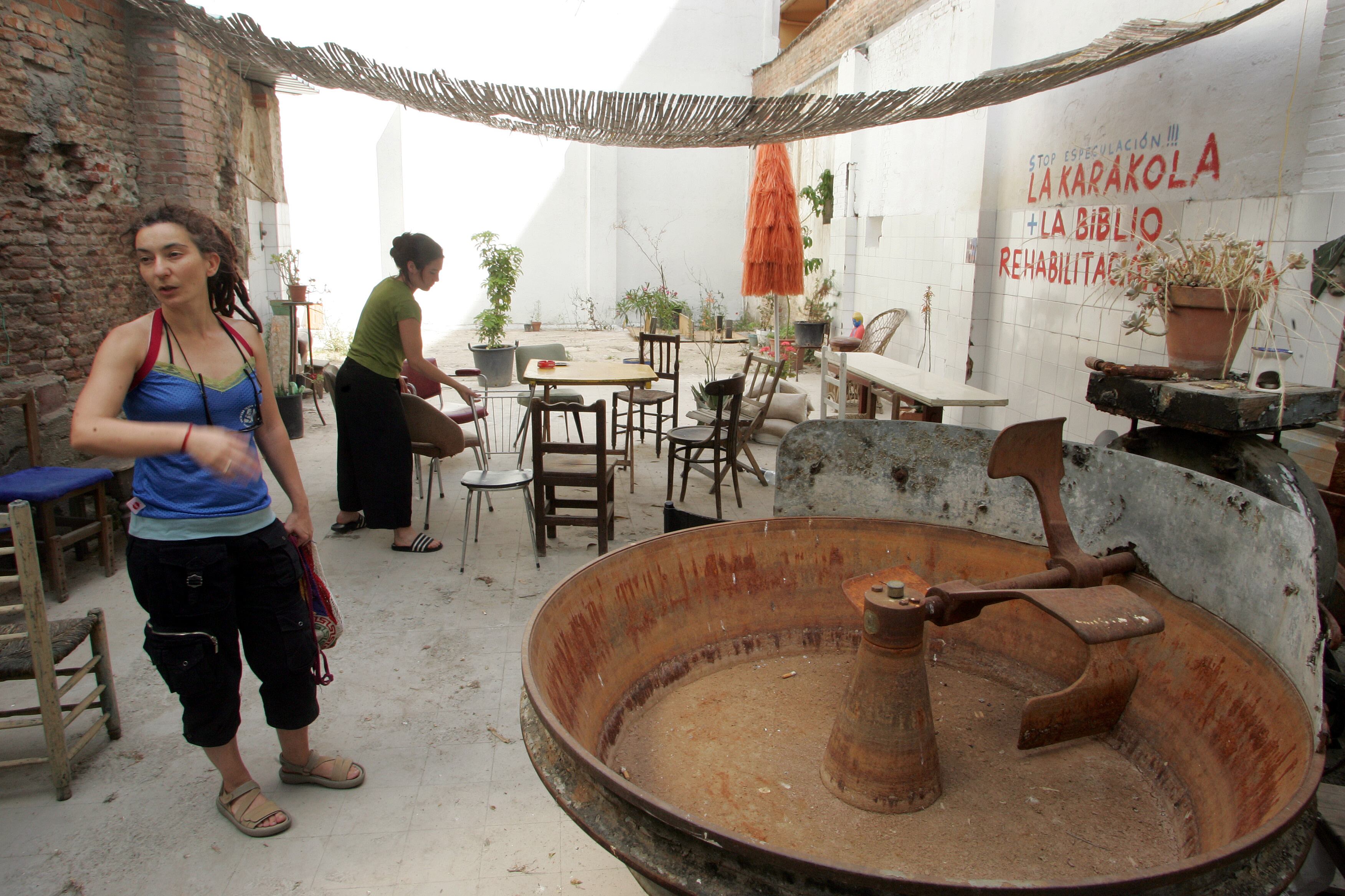 Centro social La Eskalera de Karakola, en un inmueble 