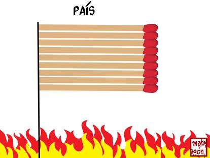 Un país en llamas, por Malagón