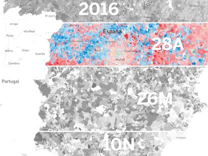 Votos, rentas, escuelas o turistas: nueve mapas muy detallados de 2019