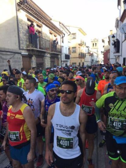 Runners in the Castellón marathon.