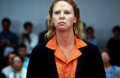 Charlize Theron en un fotograma de 'Monster' (2003), película por la que ganó el Oscar como mejor actriz.