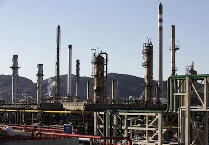 Una refinería de Repsol.