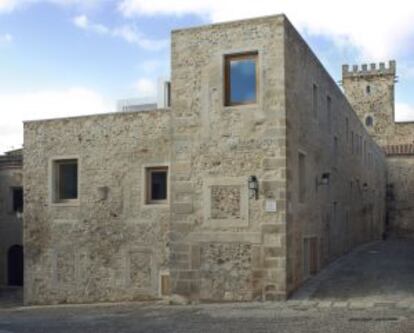 Exterior del restaurante Atrio, en Cáceres.