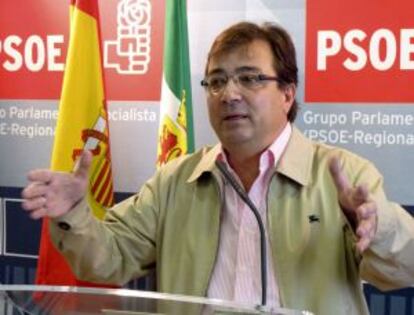 Guillermo Fernández Vara, secreterio general del PSOE de Extremadura.