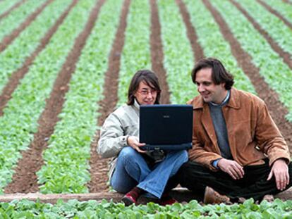 Míriam Ruiz y Juan Martínez Climent, pareja y fundadores de Agroterra.com.