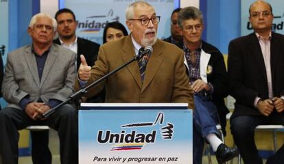 Ramón Aveledo, secretario de la MUD.