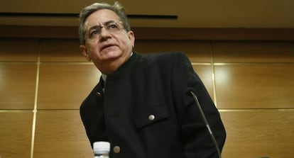 El director de Aerocas, Juan García Salas, ayer en la conferencia.