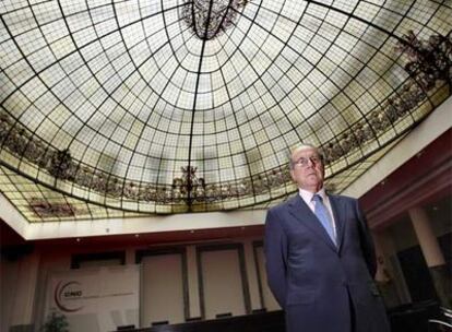 Luis Berenguer, presidente de la Comisión Nacional de la Competencia, en la sede del organismo en Madrid.
