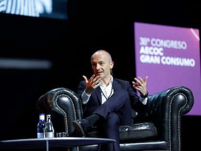 El CEO de Inditex, Óscar García Maceiras, participa en el 38º Congreso Aecoc que se celebra en Zaragoza.