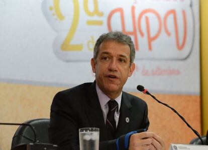 O ministro Arthur Chioro durante um evento em Bras&iacute;lia, em agosto.