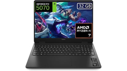 El portátil HP Omen 16 destaca por su gran rendimiento y un excelente sistema de refrigeración.