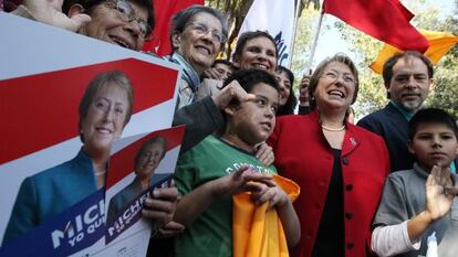 Bachelet, en Santiago de Chile el pasado 11 de mayo.