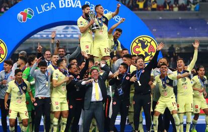 El Club América, el reciente campeón de la Liga MX.