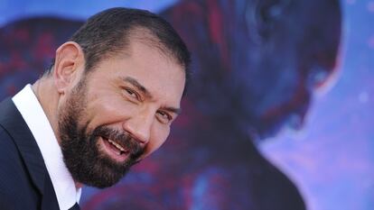 El actor Dave Bautista, en el estreno de 'Guardianes de la Galaxia', en 2014.