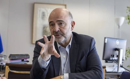 El comisario de Asuntos Económicos, Pierre Moscovici. 
 