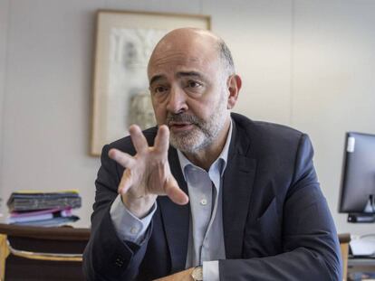 El comisario de Asuntos Económicos, Pierre Moscovici. 
 