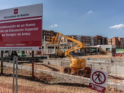 Construcción del centro de Educación Especial Iker Casillas en Torrejón de Ardoz.