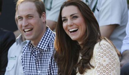 Guillermo y Kate, duques de Cambridge.