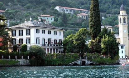 Villa Oleandra, propiedad de George Clooney en el lago Como.