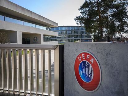 La sede de la UEFA en Nyon.