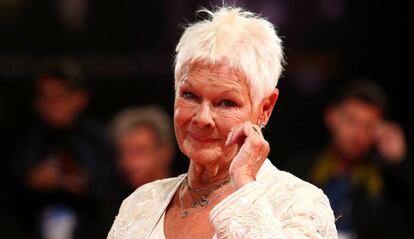 La actriz Judi Dench en la presentación de 'Victoria y Abdul' en el Festival de Cine de Venecia el 3 de septiembre.