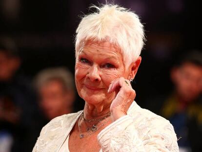 La actriz Judi Dench en la presentaci&oacute;n de &#039;Victoria y Abdul&#039; en el Festival de Cine de Venecia el 3 de septiembre.