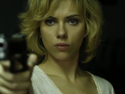 Scarlett Johansson en un fotograma de &#039;Lucy&#039;. 