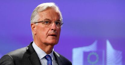 El negociador del 'brexit' de la UE, Michel Barnier, en Bruselas.