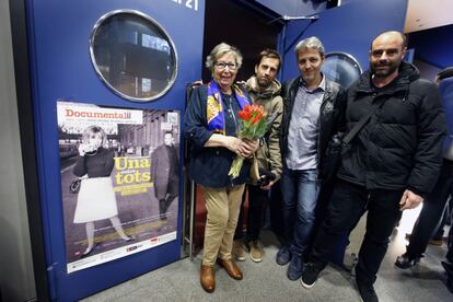 Joana Biarnés, tras la presentación del documental 'Una entre todos'.