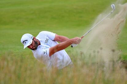 Jon Rahm, en la primera jornada del Open Británico.