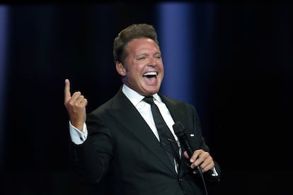 Luis Miguel durante un concierto en Dallas (Texas), en mayo de 2018.