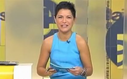 Lorena Pose, presentadora del programa &lsquo;A Revista&rsquo;.