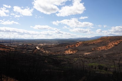 Vistas de la zona desde la carretera que lleva a El Cubo de Benavente