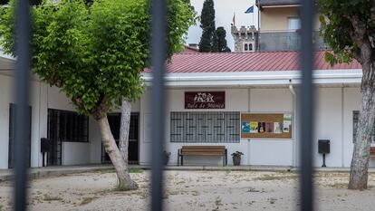 Escuela de Música de Vilassar de Mar, cerrada por la pandemia del coronavirus.
