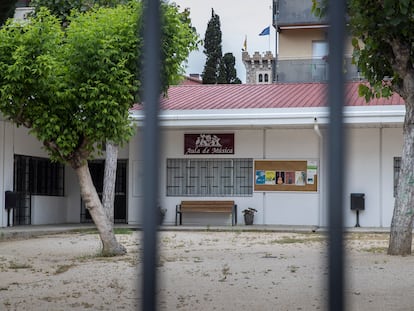 Escuela de Música de Vilassar de Mar, cerrada por la pandemia del coronavirus.