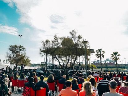 El público durante un concierto en la Pèrgola de Valencia.