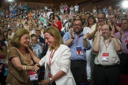 Carme Chacón nueva Secretaria de Relaciones Internacionales de la ejecutiva Federal del PSOE.