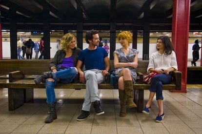 De izquierda a derecha C&eacute;cile de France, Romain Duris, Kelly Reilly y Audrey Tautou.