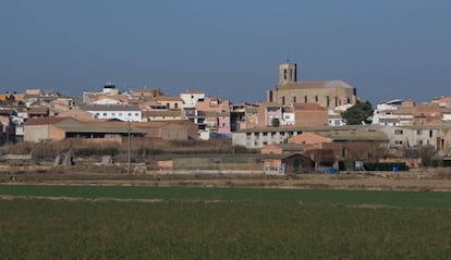 Imatge del poble de Linyola.