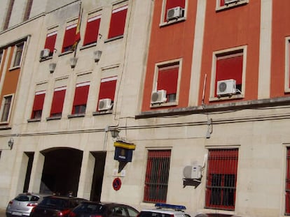 Fachada de la comisaría provincial de Jaén.
