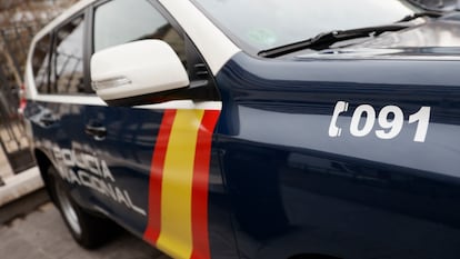 Un coche patrulla de la Policía Nacional.