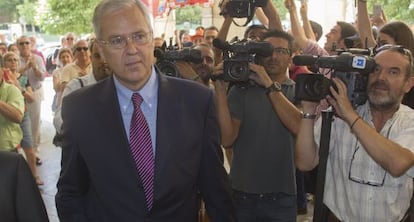 Manuel Gómez Martínez, a su llegada en julio a los juzgados de Sevilla.