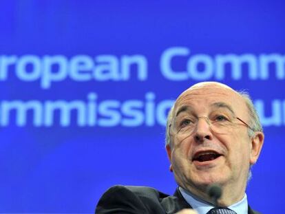 El comisario europeo de Competencia, Joaqu&iacute;n Almunia.